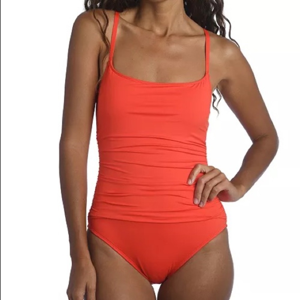 La Blanca Island Goddess One-Piece Swimsuit in Paprika